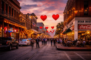 Fin de semana de San Valentín en The Strand: Enfrentando cargos por agresión tras una pelea en un bar en el condado de Galveston