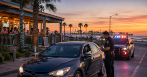 ¿Puede la Policía de Galveston Acusarlo de DWI Horas Después de Salir de un Bar de Playa?