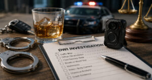 ¿Qué pruebas puede usar la policía en su contra en un caso DWI en Texas?
