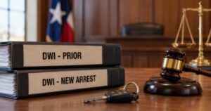 Nuevo Arresto por DWI en Texas con un DWI Previo